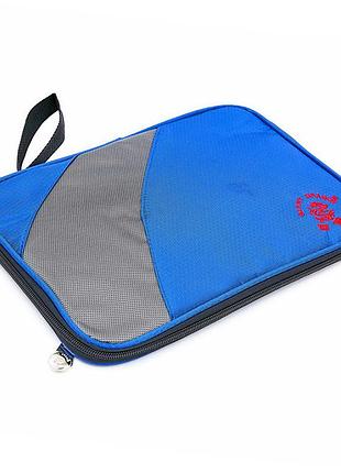 Чохол для ракетки для настільного тенісу giant dragon mt-6550 синьо-сірий (60508564), fdso