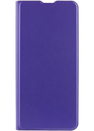 Кожаный чехол-книжка getman elegant (pu) для samsung galaxy a14 4g/5g фиолетовый