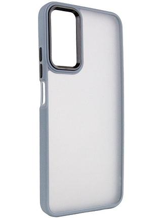 Чехол tpu+pc lyon frosted для xiaomi poco f5 pro sierra blue