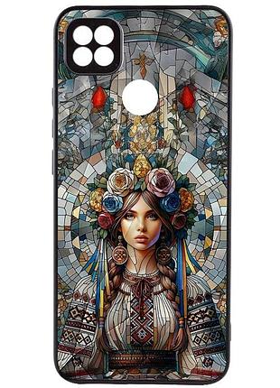 Tpu+pc чехол prisma ladies для xiaomi redmi 9c mosaic