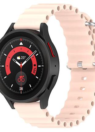 Ремінець ocean band для smart watch 22mm рожевий / light pink
