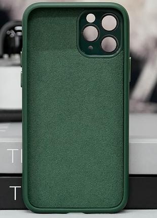 Чохол tpu+glass sapphire midnight with magsafe для apple iphone 14 pro (6.1") зелений / forest green 2