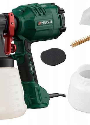 Краскопульт электрический, покрасочный пистолет parkside pfs 400 а1 (400 вт, германия)