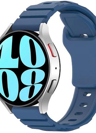 Силіконовий ремінець defense для smart watch 22mm blue