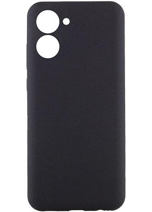 Чехол silicone cover lakshmi full camera (aaa) для realme c33 черный / black