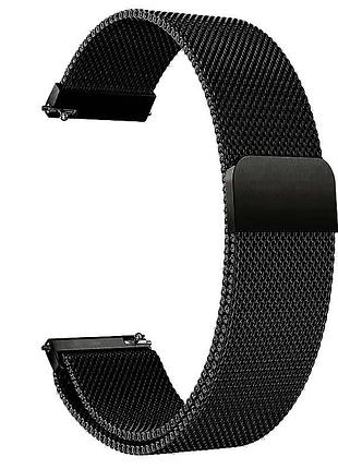 Ремінець milanese loop для smart watch 22mm black