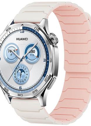 Ремінець dual-color magnetic для smart watch 20mm starlight / pink sand