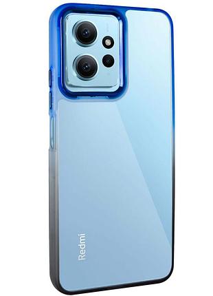 Чохол tpu+pc fresh sip series для xiaomi redmi note 12 4g чорний / синій