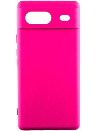 Чехол silicone cover lakshmi full camera (aaa) для google pixel 8a розовый / barbie pink