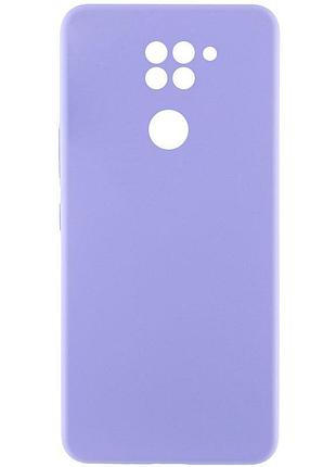 Чехол silicone cover lakshmi full camera (aaa) для xiaomi redmi note 9 / redmi 10x сиреневый / dasheen