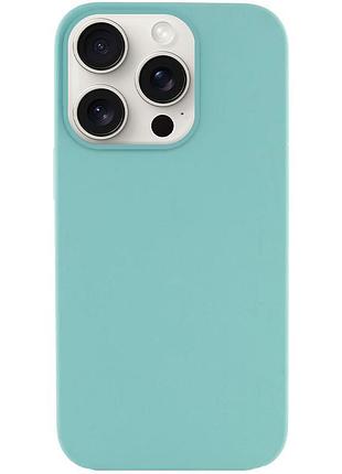 Чехол silicone case full protective (aa) no logo для apple iphone 13 pro (6.1") бирюзовый / marine green