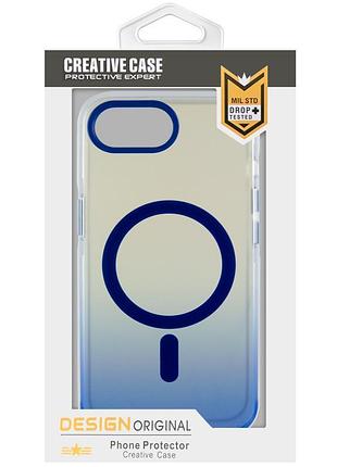 Чохол tpu+pc phantom with magsafe для apple iphone 16e (6.1") blue 4
