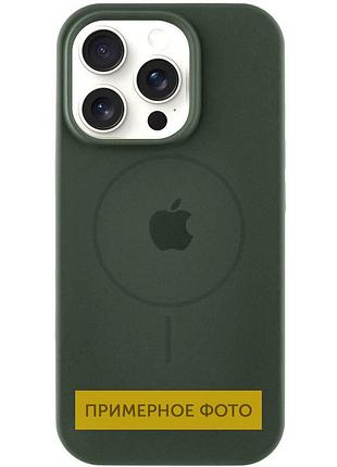 Чохол silicone case full protective (aa) with magsafe для apple iphone 16 (6.1") зелений / cyprus green