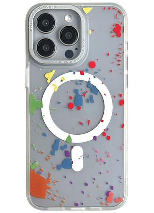 Чохол tpu+pc flush with magsafe для samsung galaxy s24 ultra white
