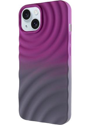 Чохол tpu colorwave для apple iphone 13 / 14 (6.1") purple / gray