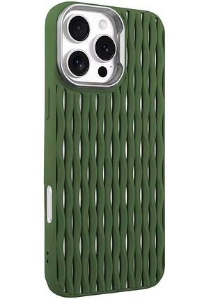 Чохол tpu ribbio для apple iphone 16 pro (6.3") green