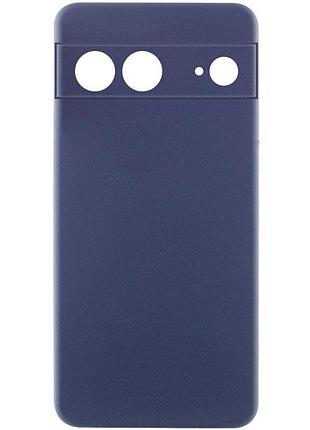 Чехол silicone cover ummi lakshmi full camera (aa) для google pixel 7 синий / midnight blue