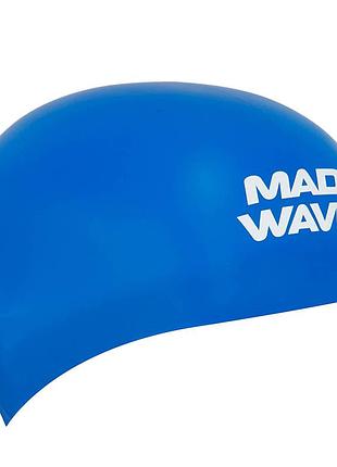 Шапочка для плавання d-cap fina approved m053701 l синій (60444212), mad wave