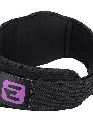 Пояс атлетичний посилений регульований power belt armor o-07 s чорний (34636005), ezous