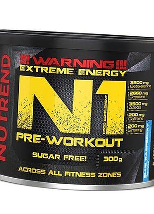 Передтренувальна добавка, n1, nutrend 255г синя малина (11119003)