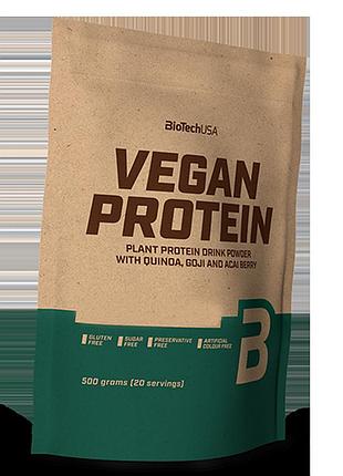 Протеїн веганський, vegan protein, biotech (usa) 500г ванільне печиво (29084019)