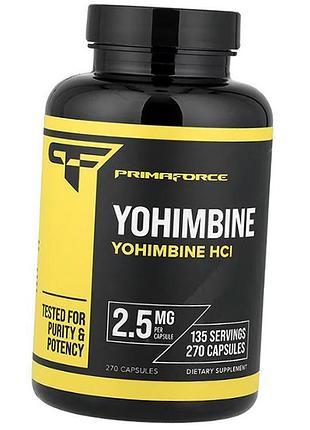 Йохімбе гідрохлорид, yohimbine hcl, primaforce 270капс (08107002)