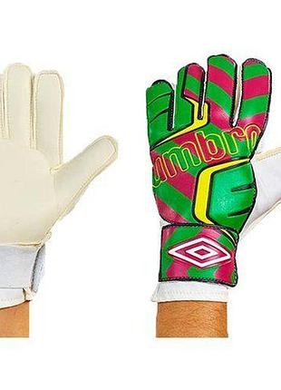 Перчатки вратарские fb-840 9 зелено-красный (57429052), no branding