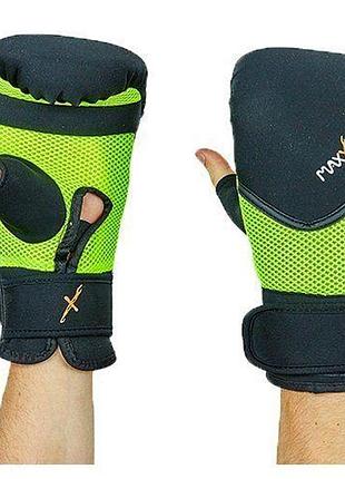 Снарядные перчатки gh06 s/m черно-салатовый (37429063), no branding