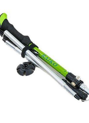 Палка треккинговая racio ty-0467 зеленый (59429233), no branding
