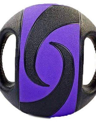 Медбол fi-5111 5кг черно-фиолетовый (56429280), no branding