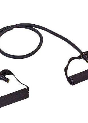 Эспандер трубчатый с ручками fi-2080 9кг черный (56429376), no branding