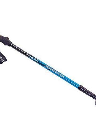 Палка треккинговая exponent ty-8038 синий (59429232), no branding