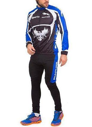 Велоформа длинный рукав panther na-lj-1404 xl черно-синий (60429249), no branding