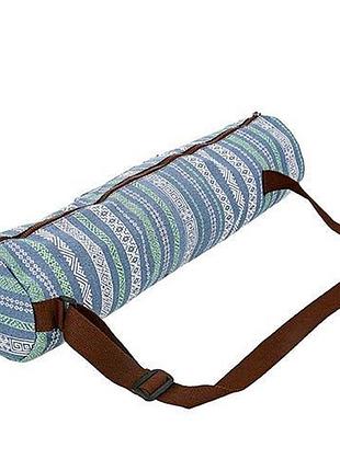 Сумка для йога килимка fi-8365 сіро-синій (56429392), no branding