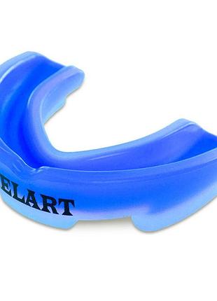 Капа боксерська двокомпонентна bo-4507 прозоро-синій (37363044), zelart