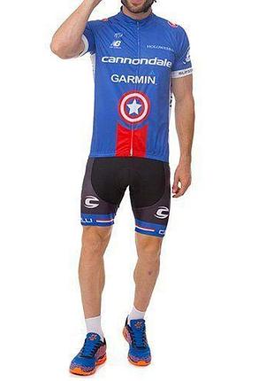Велоформа короткий рукав garmin y-67 xxl сине-черный (60429272), no branding