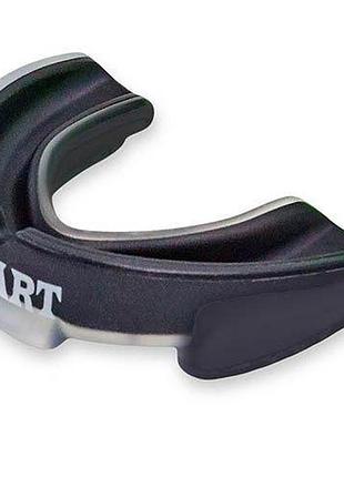 Капа боксерська одностороння у футлярі bo-3535 чорно-прозорий (37363065), zelart