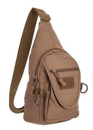 Рюкзак тактический (сумка-слинг) с одной лямкой 727 хаки (59508086), fdso