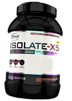 Сывороточный протеин изолят, isolate-x5, genius nutrition 2000г дикая клубника (29562002)