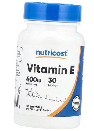 Витамин е, альфа токоферилацетат, vitamin e 400, nutricost 30гелкапс (36647003)