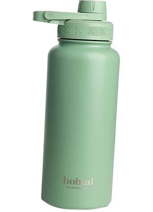 Бутылка для воды металлическая bohtal insulated sports bottle 960мл зеленый (09247018), smartshake