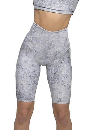 Шорти-велосипедки з пушапом hy2-p155 3xl світло-сірий (60399096), totalfit