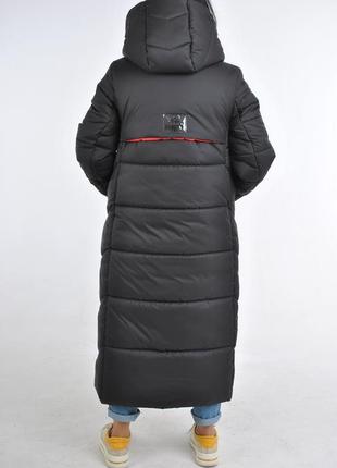 Зимова куртка пальто з біо пуху5 фото