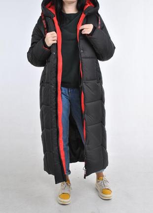 Зимова куртка пальто з біо пуху4 фото
