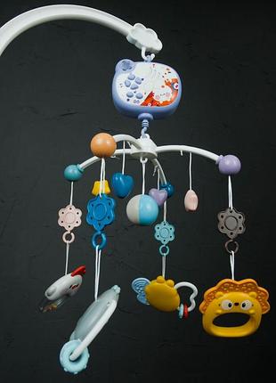 Мобиль на кроватку звездные сны с мелодиями и звуками природы wtoys проектор ночного неба