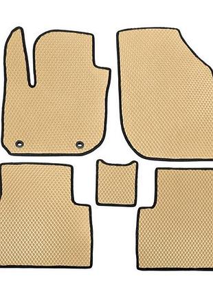 Коврики eva бежевые для honda ens1 5шт резиновые коврики для салона защиты от грязи dm-11