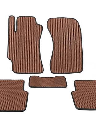 Коврики eva коричневые для subaru impreza 2000-2007 5 шт резиновый коврик для салона авто защиты от гряз dm-11