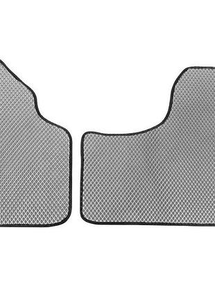 Килимки eva v2 сірі для volkswagen crafter 2006-2016 модельні гумові килимки для захисту салону dm-11
