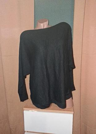 Чорна кофта жіноча летюча миш реглан