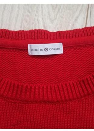 Красный свитер с пингвином 3